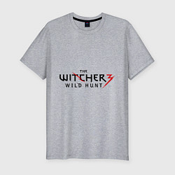 Футболка slim-fit The Witcher 3, цвет: меланж