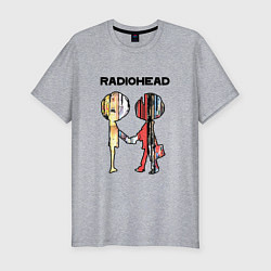 Футболка slim-fit Radiohead Peoples, цвет: меланж