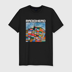 Футболка slim-fit Radiohead, цвет: черный