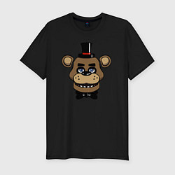 Футболка slim-fit Freddy FNAF, цвет: черный