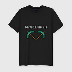 Мужская slim-футболка Minecraft Hero