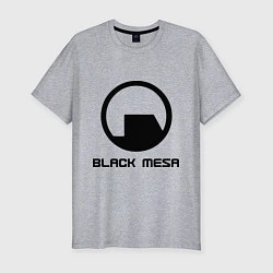 Мужская slim-футболка Black Mesa: Logo