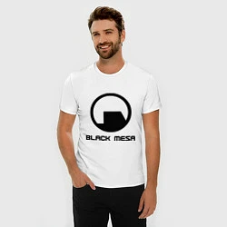 Футболка slim-fit Black Mesa: Logo, цвет: белый — фото 2