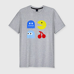 Мужская slim-футболка Pac-Man Pack