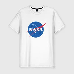 Мужская slim-футболка NASA: Logo