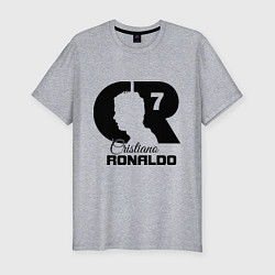 Мужская slim-футболка CR Ronaldo 07