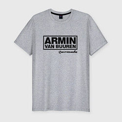 Мужская slim-футболка Armin van Buuren