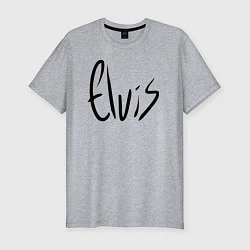 Мужская slim-футболка Elvis