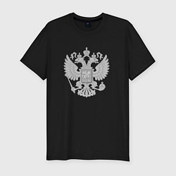 Мужская slim-футболка Герб России