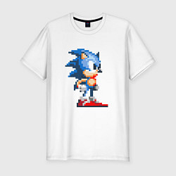 Футболка slim-fit Sonic, цвет: белый