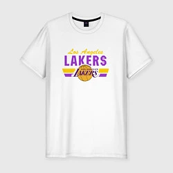 Мужская slim-футболка Los Angeles Lakers