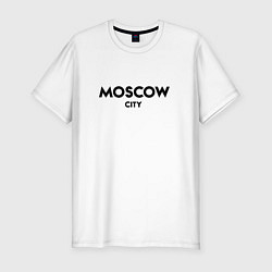 Мужская slim-футболка Moscow City