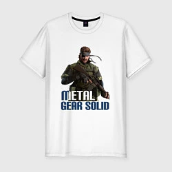 Футболка slim-fit Metal Gear Solid, цвет: белый