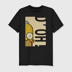 Мужская slim-футболка Homer Doh!