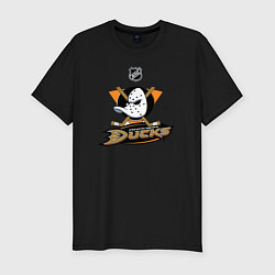 Футболка slim-fit NHL: Anaheim Ducks, цвет: черный