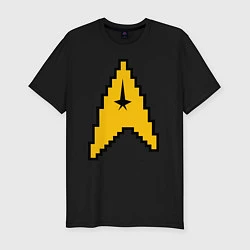 Мужская slim-футболка Star Trek: 8 bit