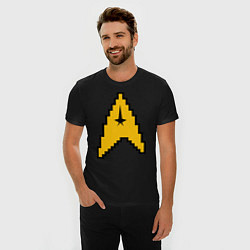 Футболка slim-fit Star Trek: 8 bit, цвет: черный — фото 2