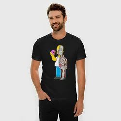 Футболка slim-fit Homer Anatomy, цвет: черный — фото 2