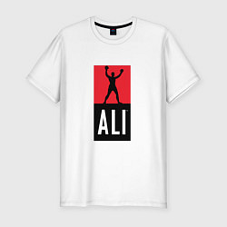 Мужская slim-футболка Ali by boxcluber