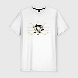 Мужская slim-футболка Pittsburgh Penguins: Est.1967