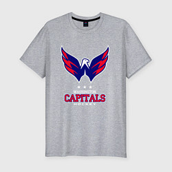 Мужская slim-футболка Washington Capitals