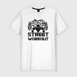 Мужская slim-футболка Street workout