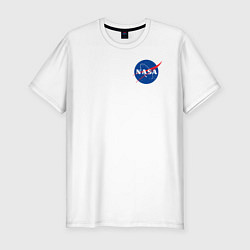 Футболка slim-fit NASA, цвет: белый