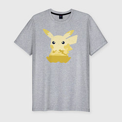 Футболка slim-fit Pikachu Shadow, цвет: меланж