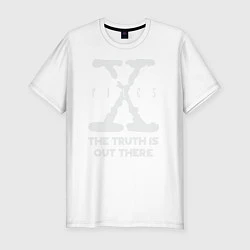 Футболка slim-fit X-Files: Truth is out there, цвет: белый