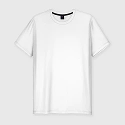 Мужская slim-футболка Dead by Daylight White Logo