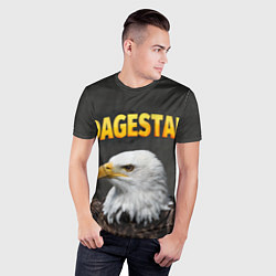 Футболка спортивная мужская Dagestan Eagle, цвет: 3D-принт — фото 2
