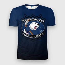 Футболка спортивная мужская Toronto Maple Leafs, цвет: 3D-принт