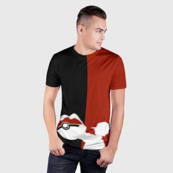 Футболка спортивная мужская Ловец покемонов, цвет: 3D-принт — фото 2