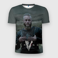 Футболка спортивная мужская Vikings: Ragnarr Lodbrok, цвет: 3D-принт