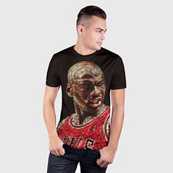 Футболка спортивная мужская Michael Jordan, цвет: 3D-принт — фото 2