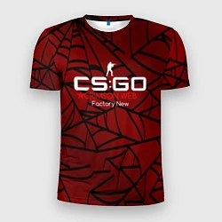 Футболка спортивная мужская Cs:go - Crimson Web Style Factory New Кровавая пау, цвет: 3D-принт