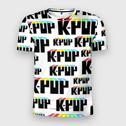 Мужская спорт-футболка K-pop Pattern