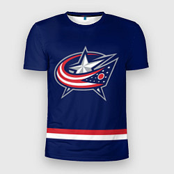 Футболка спортивная мужская Columbus Blue Jackets, цвет: 3D-принт