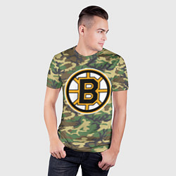 Футболка спортивная мужская Bruins Camouflage, цвет: 3D-принт — фото 2