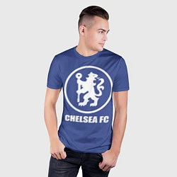 Футболка спортивная мужская Chelsea FC, цвет: 3D-принт — фото 2