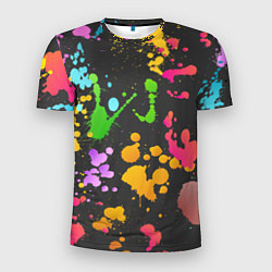 Футболка спортивная мужская Игра красок, цвет: 3D-принт