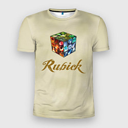 Футболка спортивная мужская Rubick's Cube, цвет: 3D-принт
