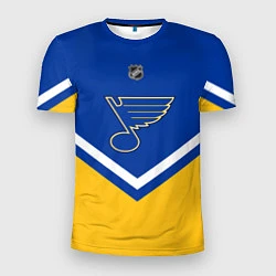 Футболка спортивная мужская NHL: St. Louis Blues, цвет: 3D-принт