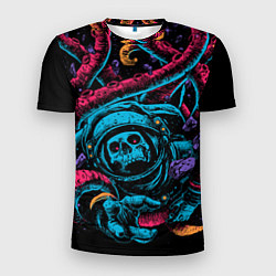 Мужская спорт-футболка Космический осьминог