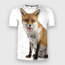 Мужская спорт-футболка Голодный лис