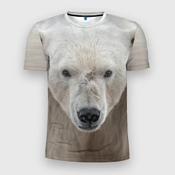 Мужская спорт-футболка Белый медведь