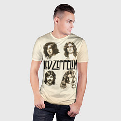 Футболка спортивная мужская Led Zeppelin Guys, цвет: 3D-принт — фото 2