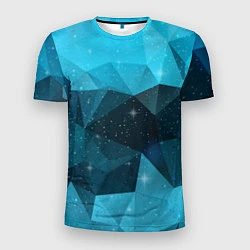 Мужская спорт-футболка PolyBlue Star