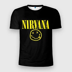 Футболка спортивная мужская Nirvana Rock, цвет: 3D-принт