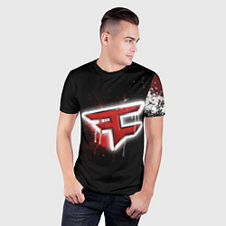 Футболка спортивная мужская FaZe Clan: Black collection, цвет: 3D-принт — фото 2